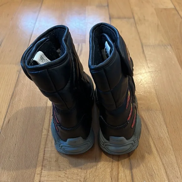 HOT WHEELS moon snow winter boots toddler Boys 6 - Picture 9 of 10